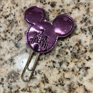 Purple Castle Mouse Ears Paperclip